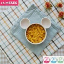 Arroz con cúrcuma y zanahoria