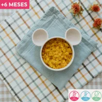 Arroz con cúrcuma y zanahoria - sin sal